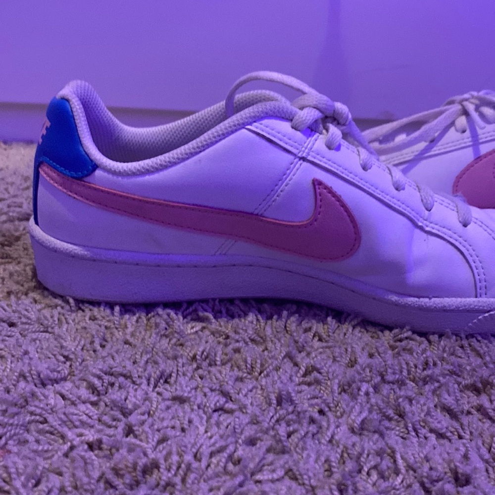 Nike Pink and Blue Shoes